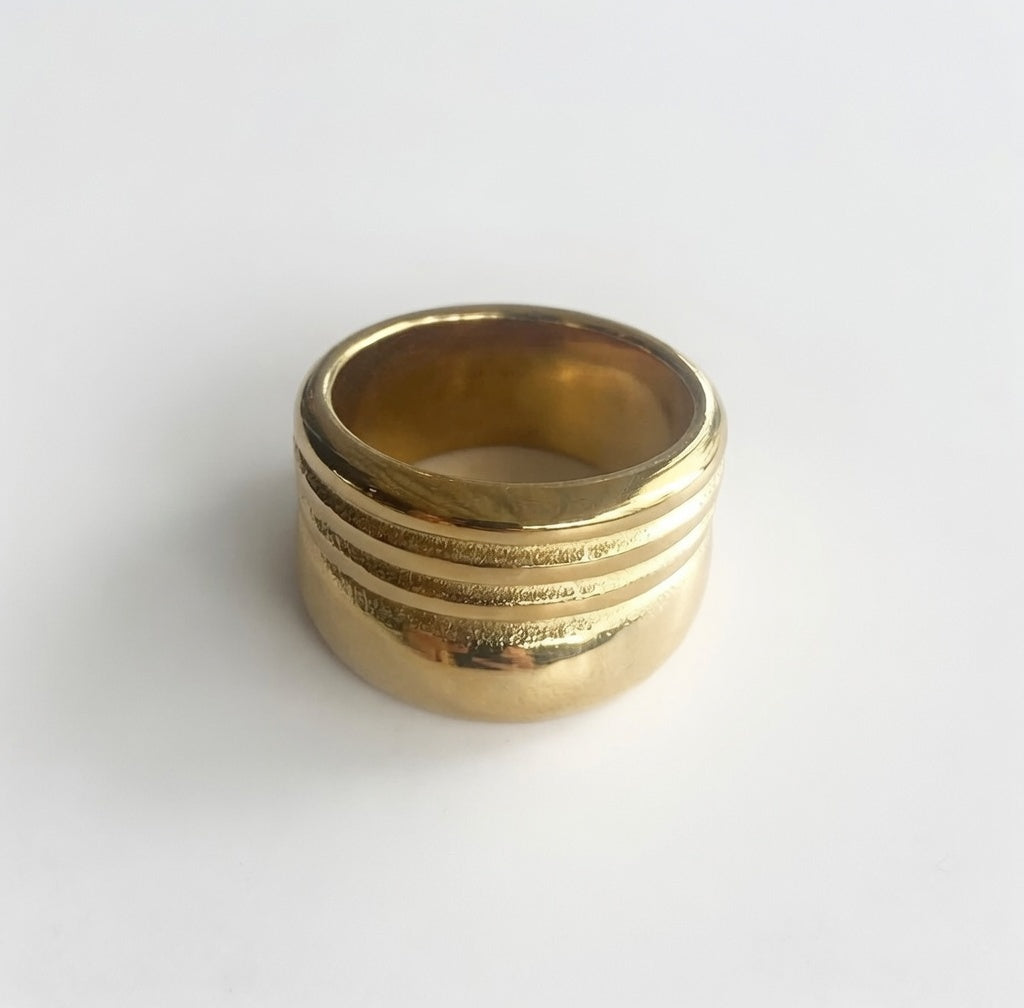 Gold Plated Design Ring