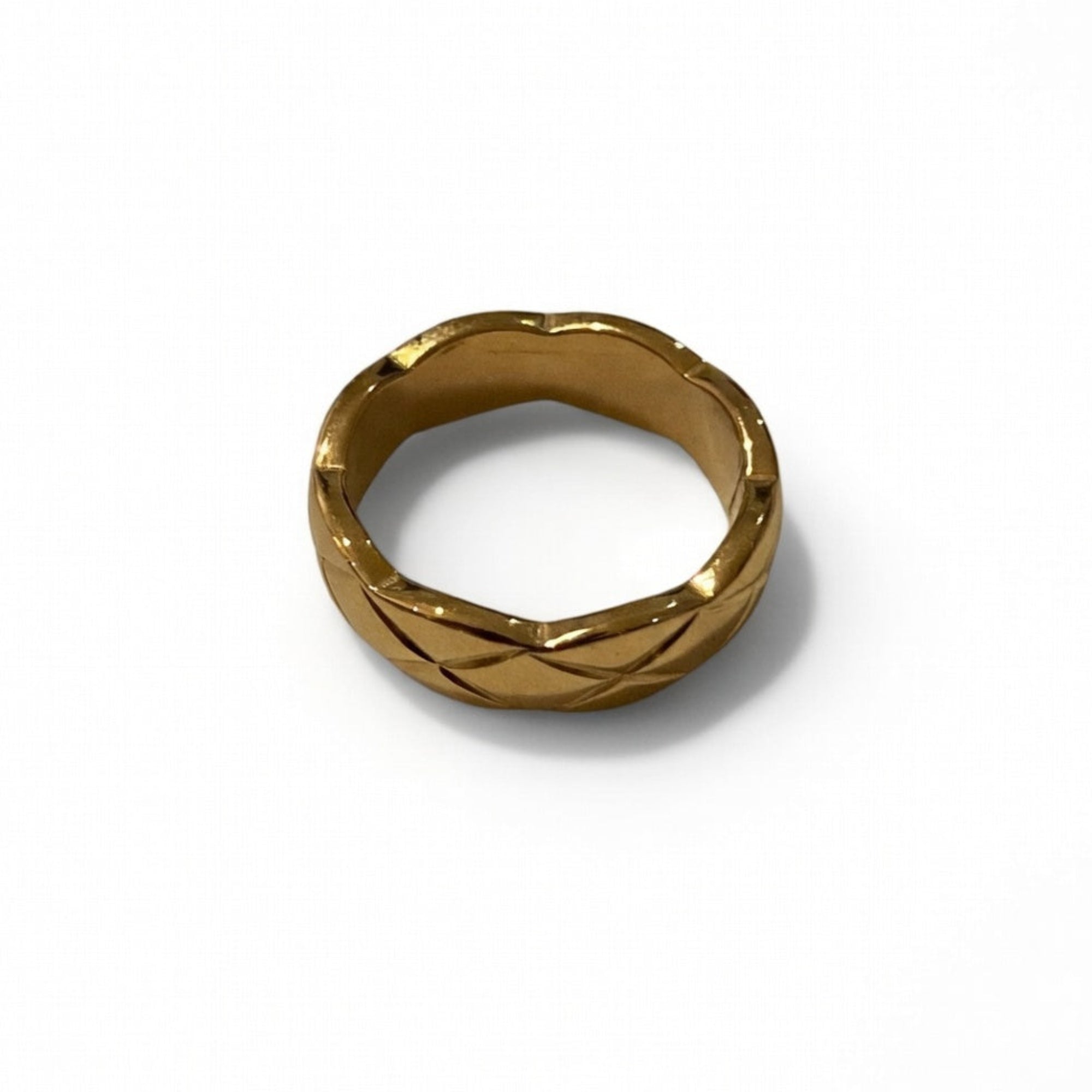 gold plated cross ring sustainable luxury jewelry, gold ring