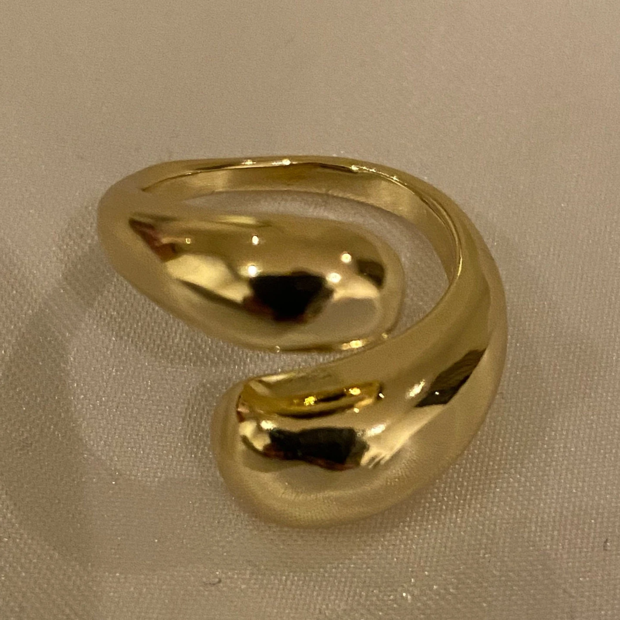 Gold Plated Chunky Dome Ring