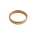 Thin gold band ring boheme london