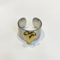 chunky heart ring boheme london