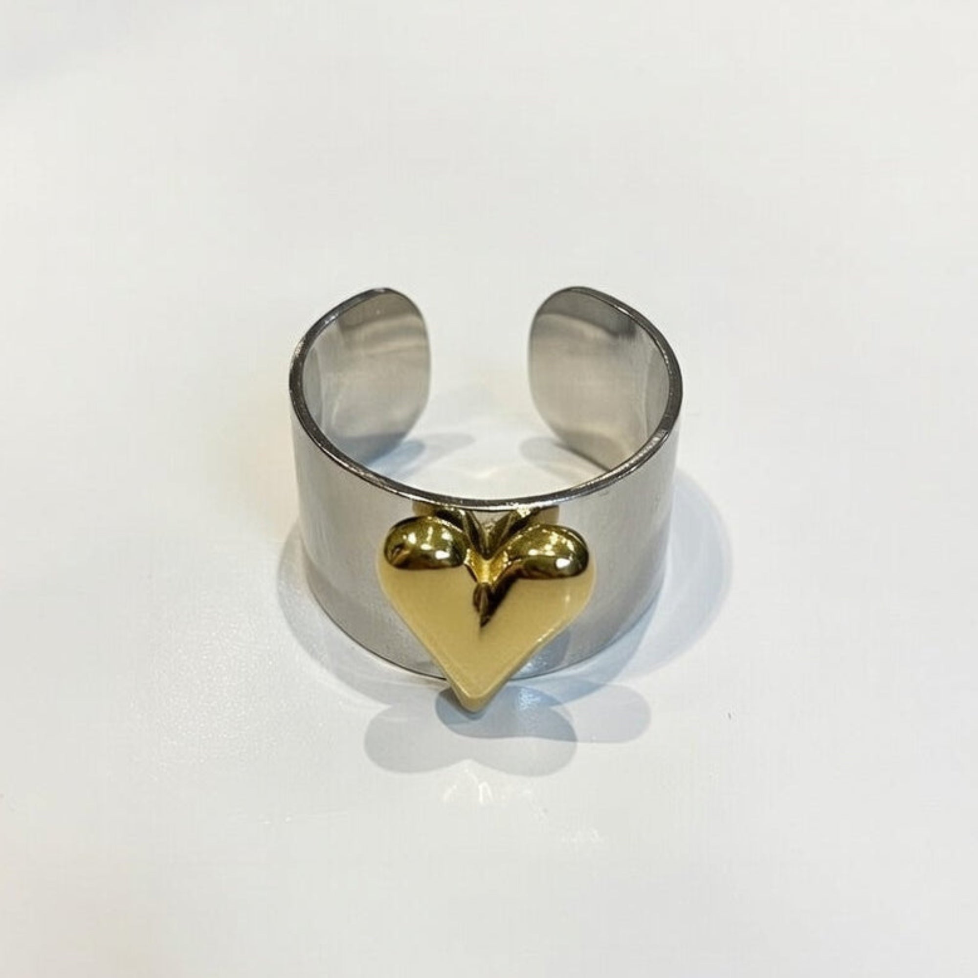 chunky heart ring boheme london