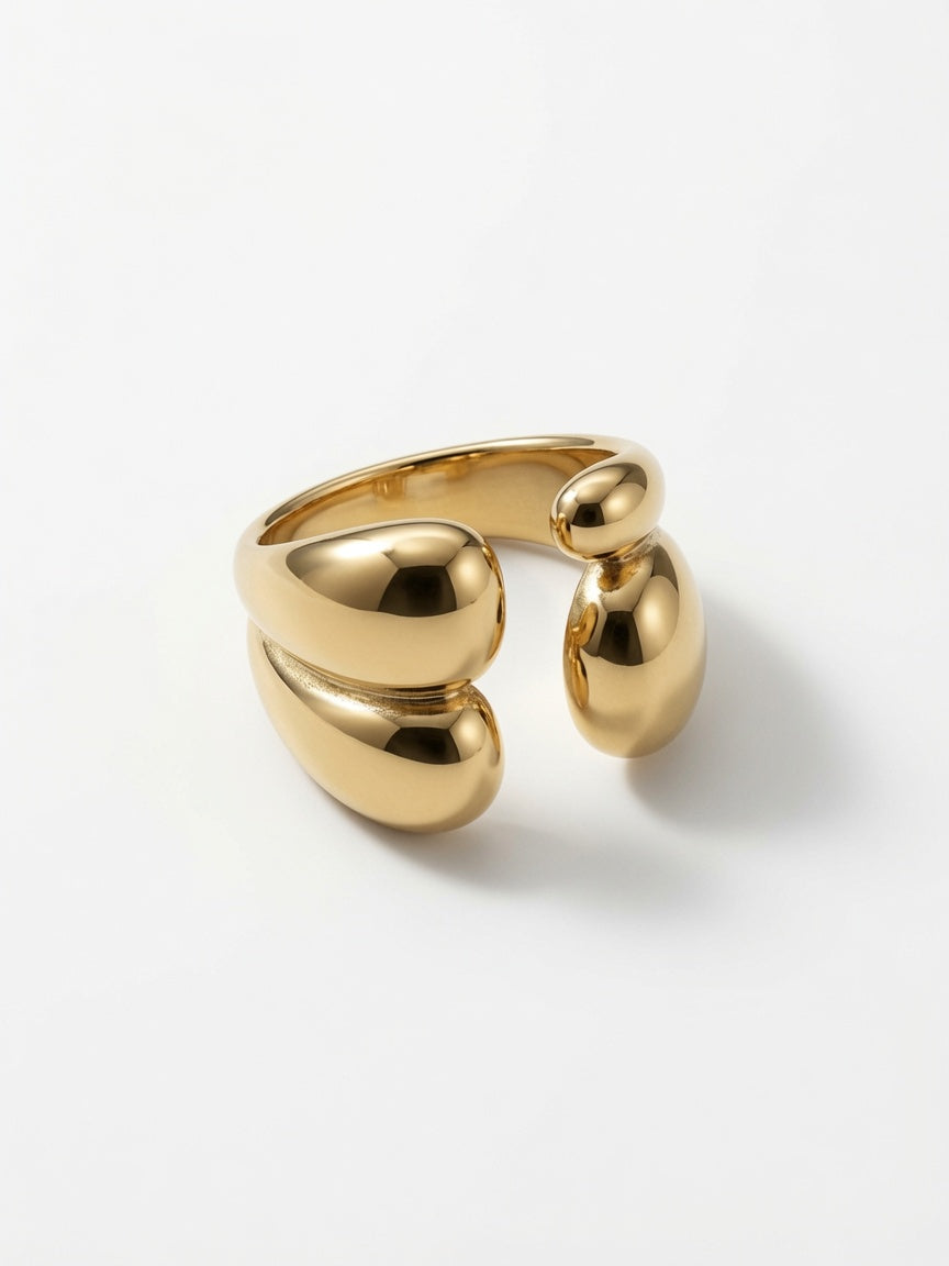 gold open ring