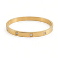 luxury gold zirconia stone bracelet boheme london