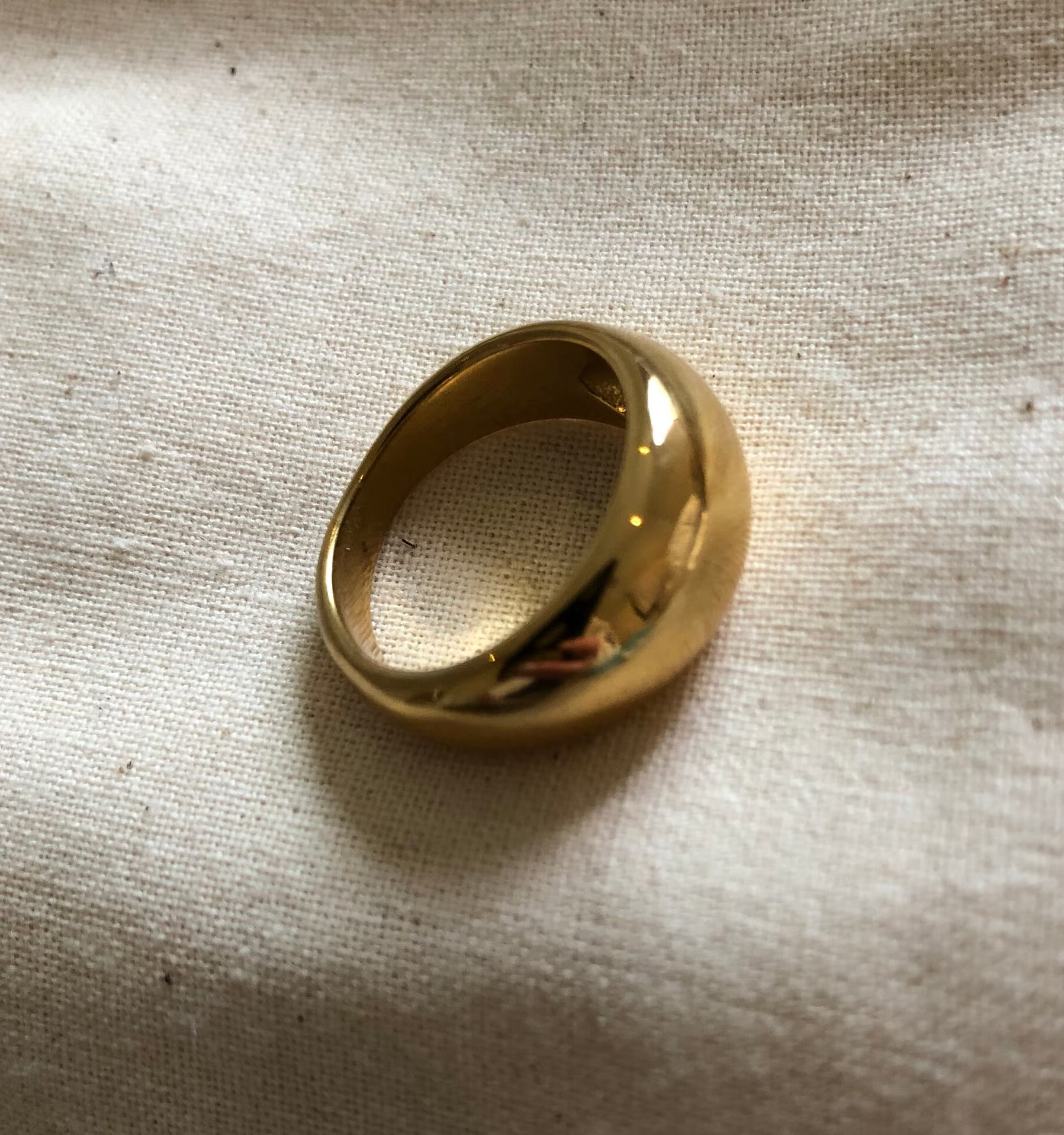 Recycled Gold Dome Ring