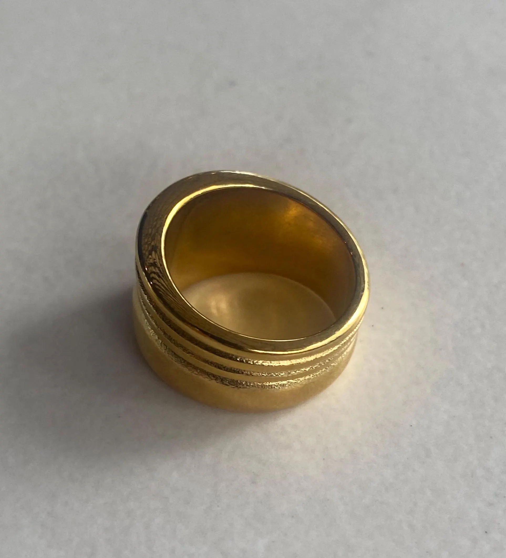Gold Plated Design Ring