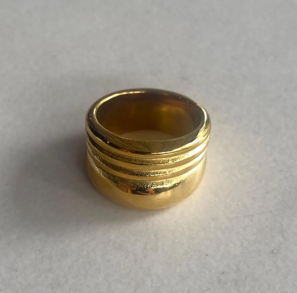 Gold Plated Design Ring