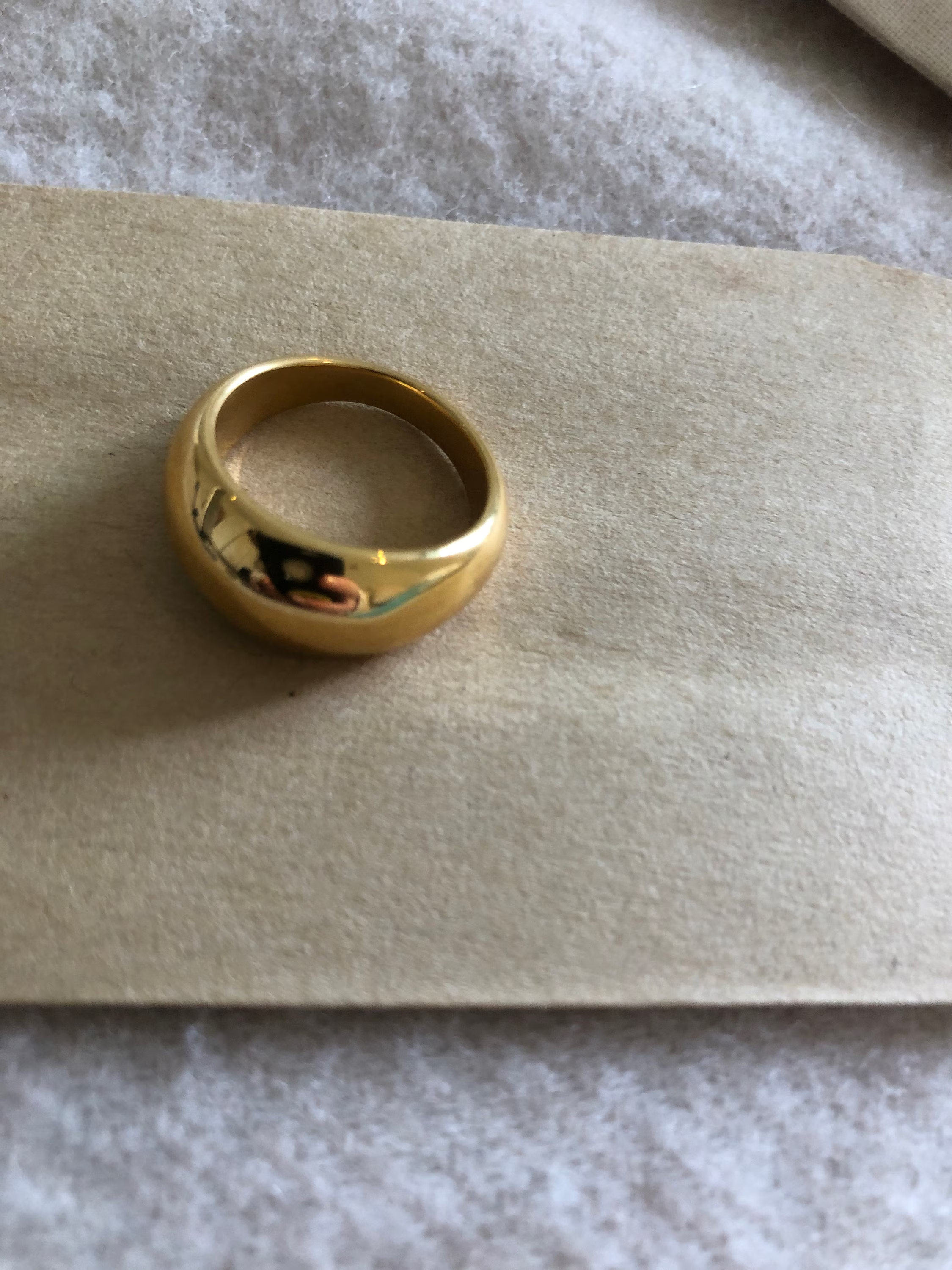 Recycled Gold Dome Ring