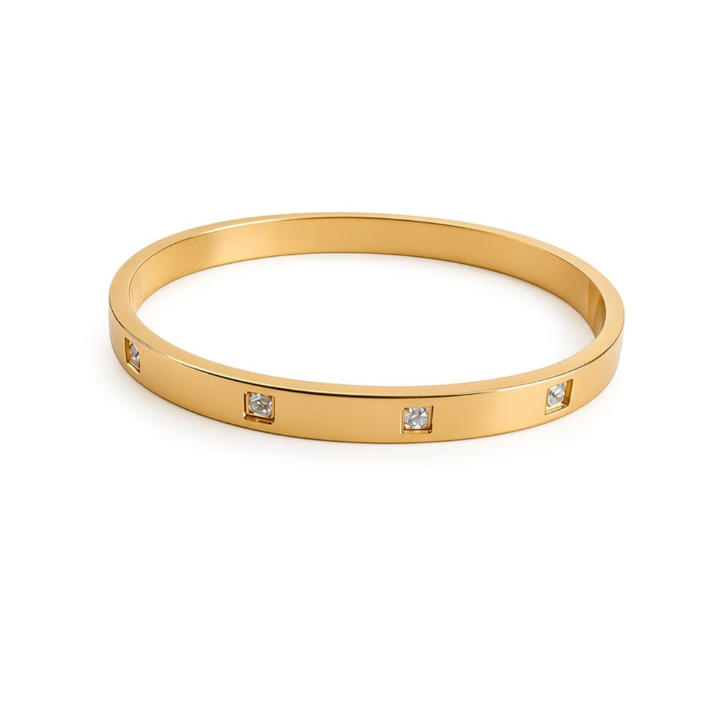 luxury zirconia bangle boheme london