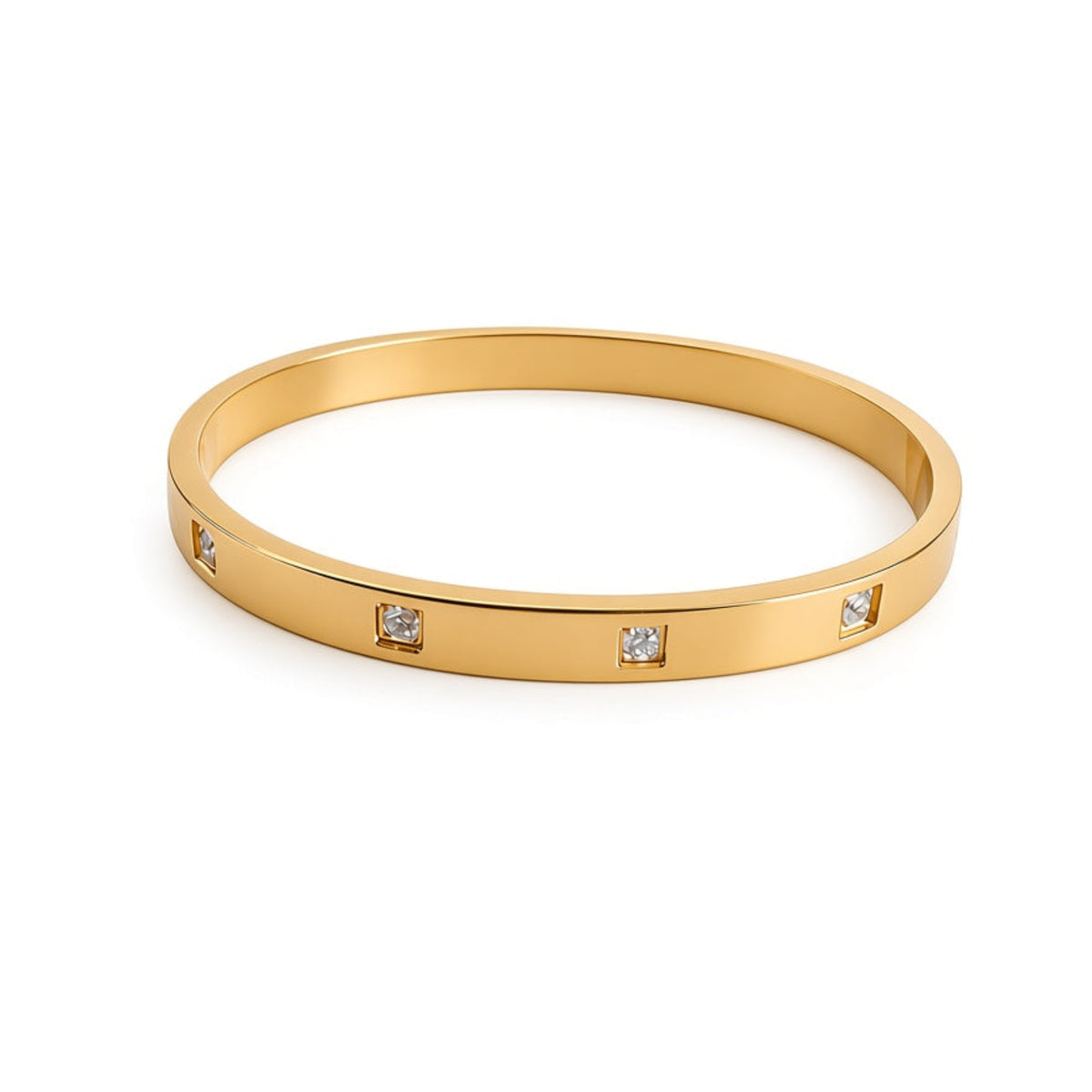 luxury zirconia bangle boheme london