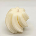 white soy swirl rope candle , luxury decorative candle for house decor