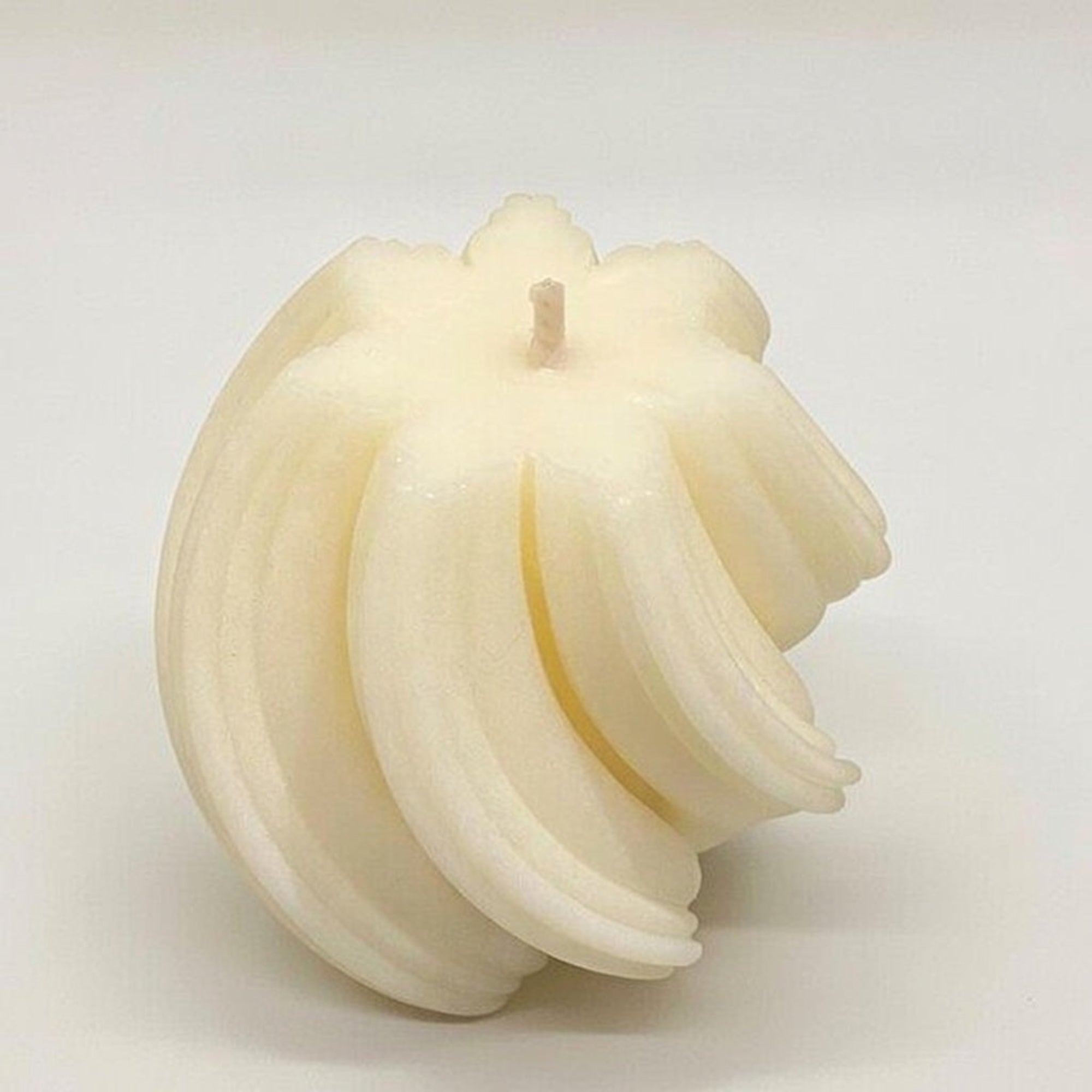 white soy swirl rope candle , luxury decorative candle for house decor